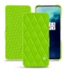 OnePlus 7T Pro leather case - Vert fluo - Couture