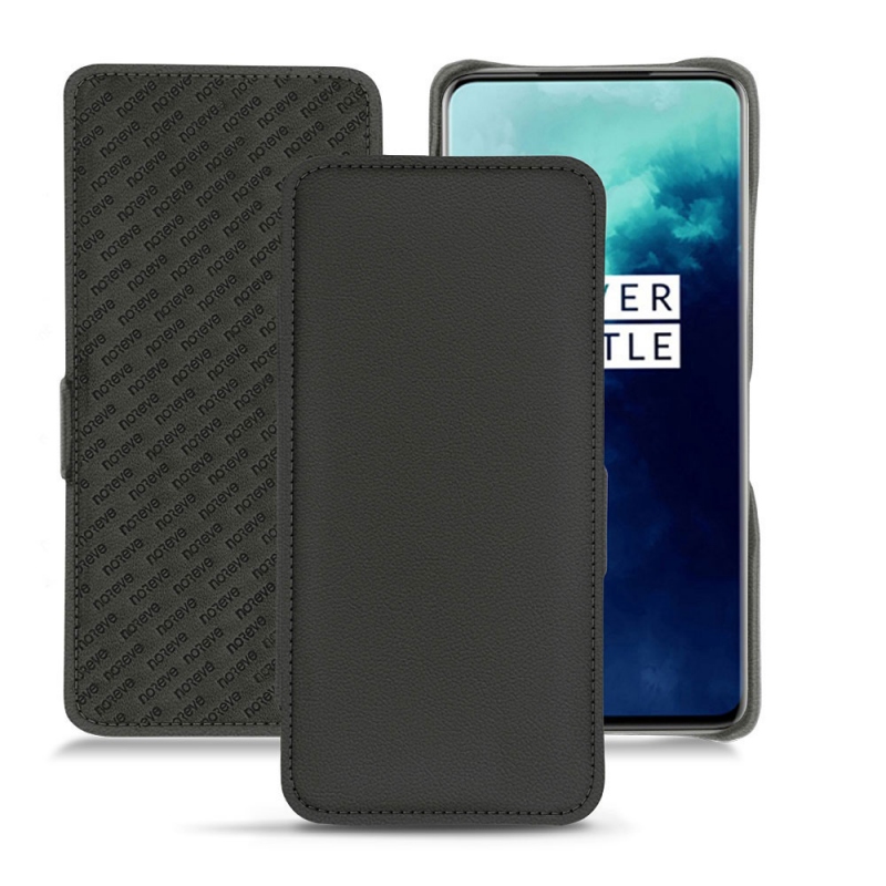 Housse cuir OnePlus 7T Pro - Noir PU