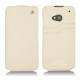 HTC One leather case - Ivoire ( Sleek P C12 - White ) 
