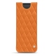 Samsung Galaxy Fold leather pouch - Orange - Couture ( Nappa - Pantone 1495U ) 