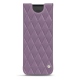 Capa em pele Samsung Galaxy Fold - Lilas - Couture ( Nappa - Pantone 2645U ) 