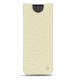 Pochette cuir Samsung Galaxy Fold - Ivoire ( Sleek P C12 - White ) 