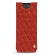 Capa em pele Samsung Galaxy Fold - Papaye - Couture ( Pantone 180C ) 