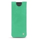Samsung Galaxy Fold leather pouch - Menthe vintage ( Pantone 562C ) 