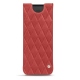 Lederschutzhülle Samsung Galaxy Fold - Cerise vintage - Couture