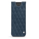 Pochette cuir Samsung Galaxy Fold - Jean vintage - Couture