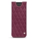 Custodia in pelle Samsung Galaxy Fold - Prune vintage - Couture