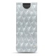 Custodia in pelle Samsung Galaxy Fold - Platinium - Couture