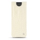 Samsung Galaxy Fold leather pouch - Crocodile milk