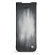 Samsung Galaxy Fold leather pouch - Gris Patine