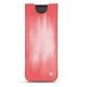 Samsung Galaxy Fold leather pouch - Rose Patine