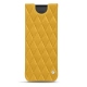 Custodia in pelle Samsung Galaxy Fold - Jaune soulèu - Couture