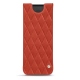 가죽 커버 Samsung Galaxy Fold - Arange clouquié - Couture