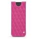Samsung Galaxy Fold leather pouch - Rose BB - Couture