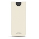 Pochette cuir Samsung Galaxy Fold - Blanc PU