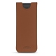 Pochette cuir Samsung Galaxy Fold - Marron PU