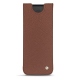 Funda de piel Samsung Galaxy Fold - Marron délicat