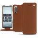 レザーケース Sony Xperia 5 - Marron ( Nappa - Pantone 1615C ) 