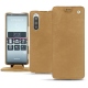 レザーケース Sony Xperia 5 - Sable vintage ( Roughtcut - Gaucho#57254 ) 