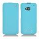 Custodia in pelle HTC One  - Bleu fluo