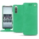 Capa em pele Sony Xperia 5 - Menthe vintage ( Pantone 562C ) 