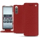 Sony Xperia 5 leather case - Tomate ( Pantone 187C ) 