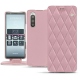 Funda de piel Sony Xperia 5 - Rose - Couture ( Nappa - Pantone 2365C ) 