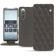 レザーケース Sony Xperia 5 - Anthracite - Couture ( Pantone 424C ) 