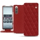 Sony Xperia 5 leather case - Tomate - Couture ( Pantone 187C ) 