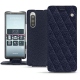 Sony Xperia 5 leather case - Cobalt - Couture ( Pantone 2766C ) 
