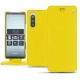 Custodia in pelle Sony Xperia 5 - Jaune fluo