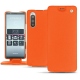 Custodia in pelle Sony Xperia 5 - Orange fluo