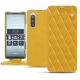 Housse cuir Sony Xperia 5 - Jaune soulèu - Couture