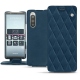 レザーケース Sony Xperia 5 - Blu mediterran - Couture