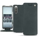 Sony Xperia 5 leather case - Blu marino