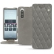 Capa em pele Sony Xperia 5 - Acier vintage - Couture