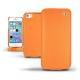 Lederschutzhülle Apple iPhone 5S  - Orange fluo