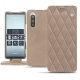 Funda de piel Sony Xperia 5 - Taupe vintage - Couture