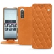 Sony Xperia 5 leather case - Mandarine vintage - Couture