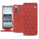 Sony Xperia 5 leather case - Cerise vintage - Couture