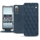 Custodia in pelle Sony Xperia 5 - Jean vintage - Couture