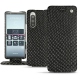 Custodia in pelle Sony Xperia 5 - Serpent nero