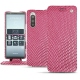Housse cuir Sony Xperia 5 - Serpent ciclamino