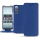 Capa em pele Sony Xperia 5 - Bleu Océan PU