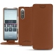 Custodia in pelle Sony Xperia 5 - Marron PU
