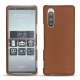 Lederschutzhülle Sony Xperia 5 - Marron ( Nappa - Pantone 1615C ) 
