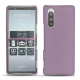 Custodia in pelle Sony Xperia 5 - Lilas ( Nappa - Pantone 2645U ) 