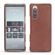 Funda de piel Sony Xperia 5 - Passion vintage ( Glutton - Red ) 