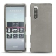Custodia in pelle Sony Xperia 5 - Acier vintage ( Pantone 403C ) 