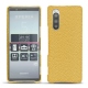 Custodia in pelle Sony Xperia 5 - Mimosa ( Pantone 141C ) 